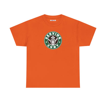 SERVINGCUNT Unisex Heavy Cotton Tee