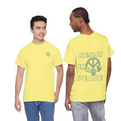 RESIST IN PEACE Unisex Heavy Cotton Tee
