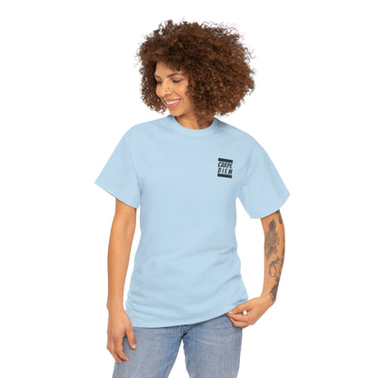 CARPE DIEM "I SEIZE DAY, PEOPLE" Unisex Heavy Cotton Tee