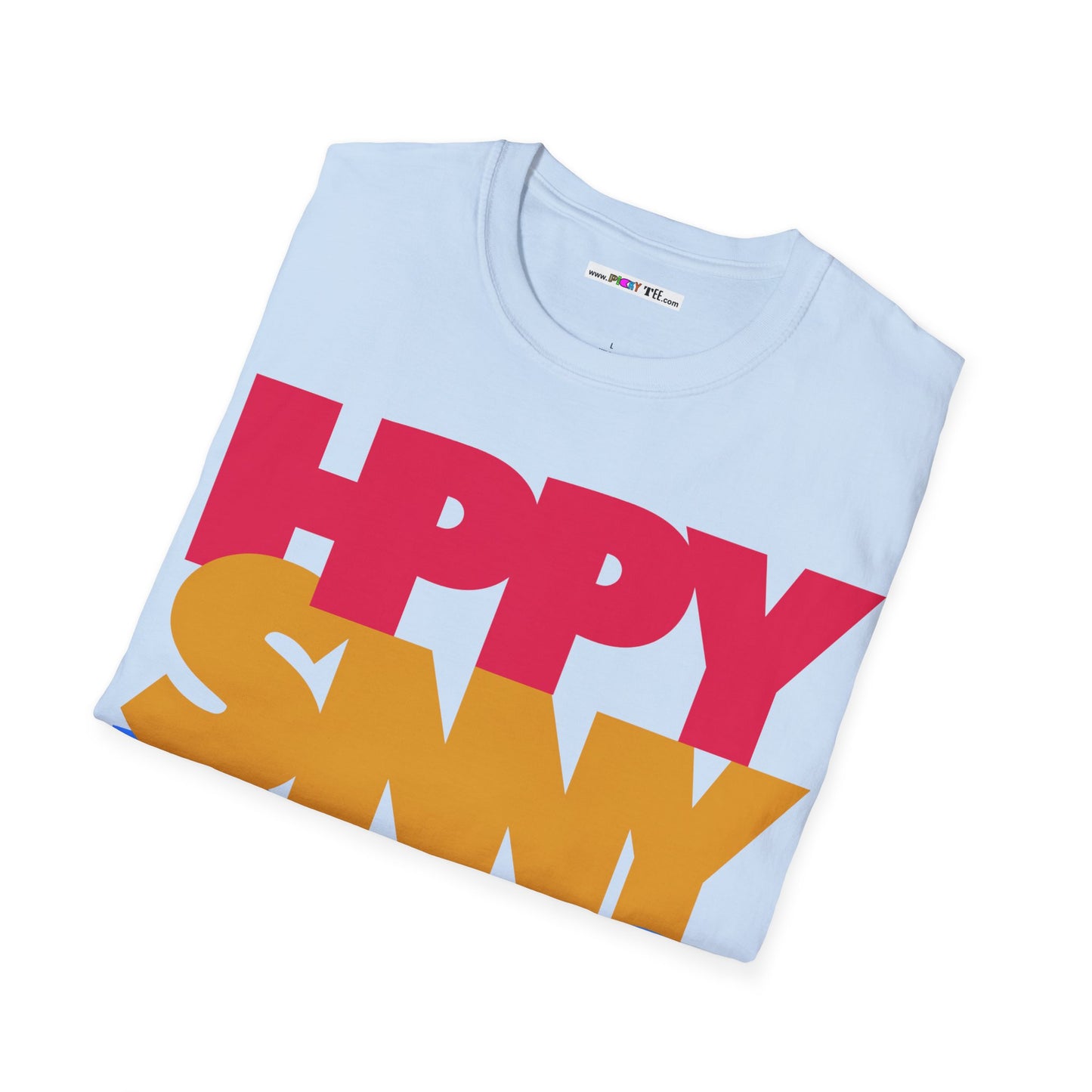 HPPY SNNY DYS Unisex Softstyle 100% Cotton T-Shirt