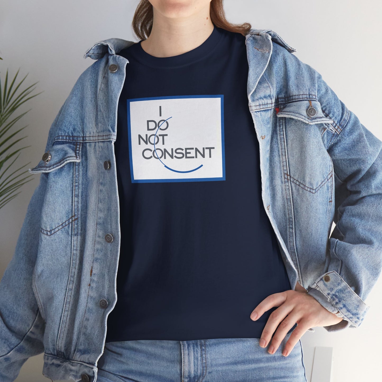 I DO NOT CONSENT Unisex Heavy Cotton Tee