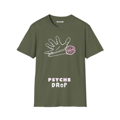 PSYCHE drop Unisex Softstyle 100% Cotton T-Shirt