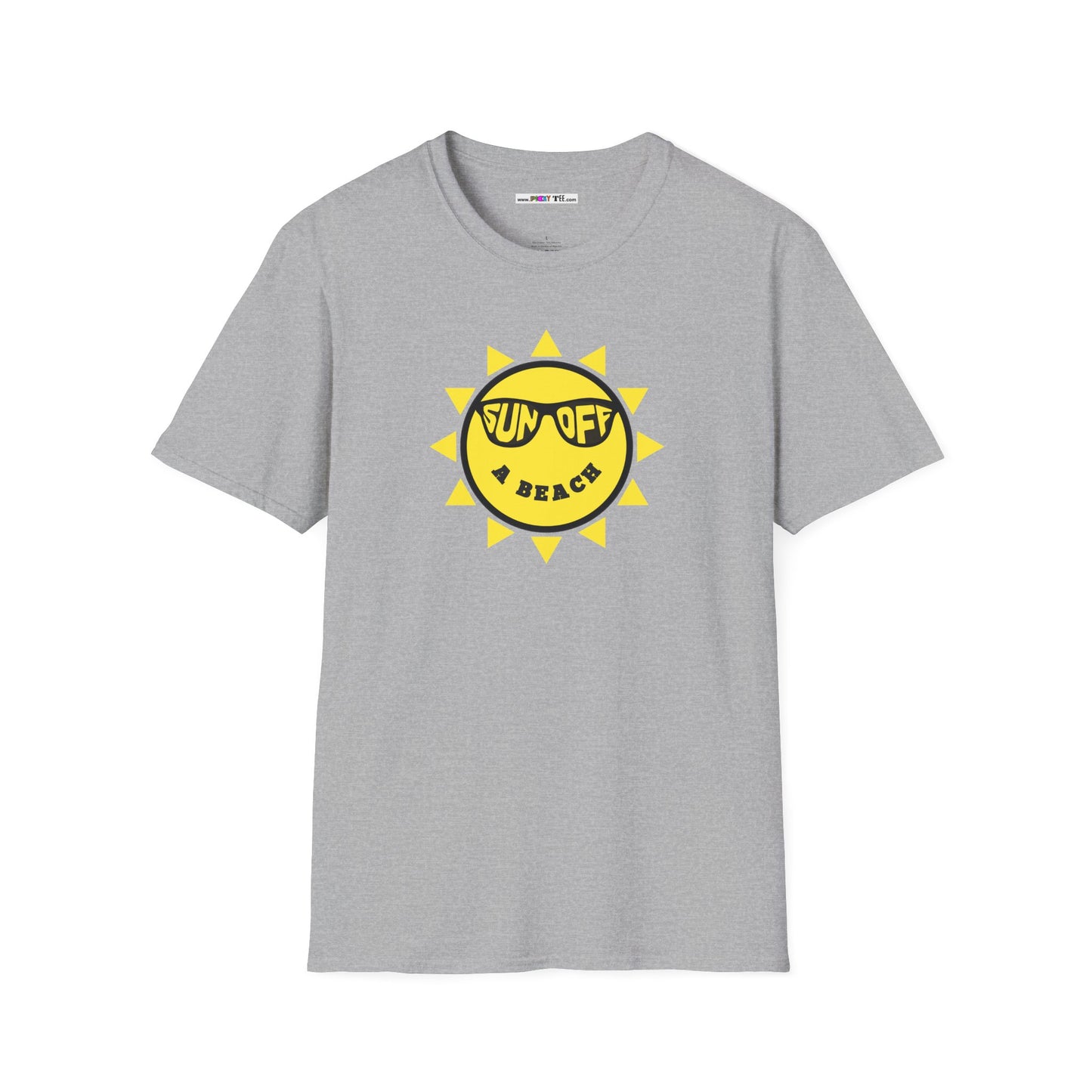 SUN OFF A BEACH Unisex Softstyle 100% Cotton T-Shirt