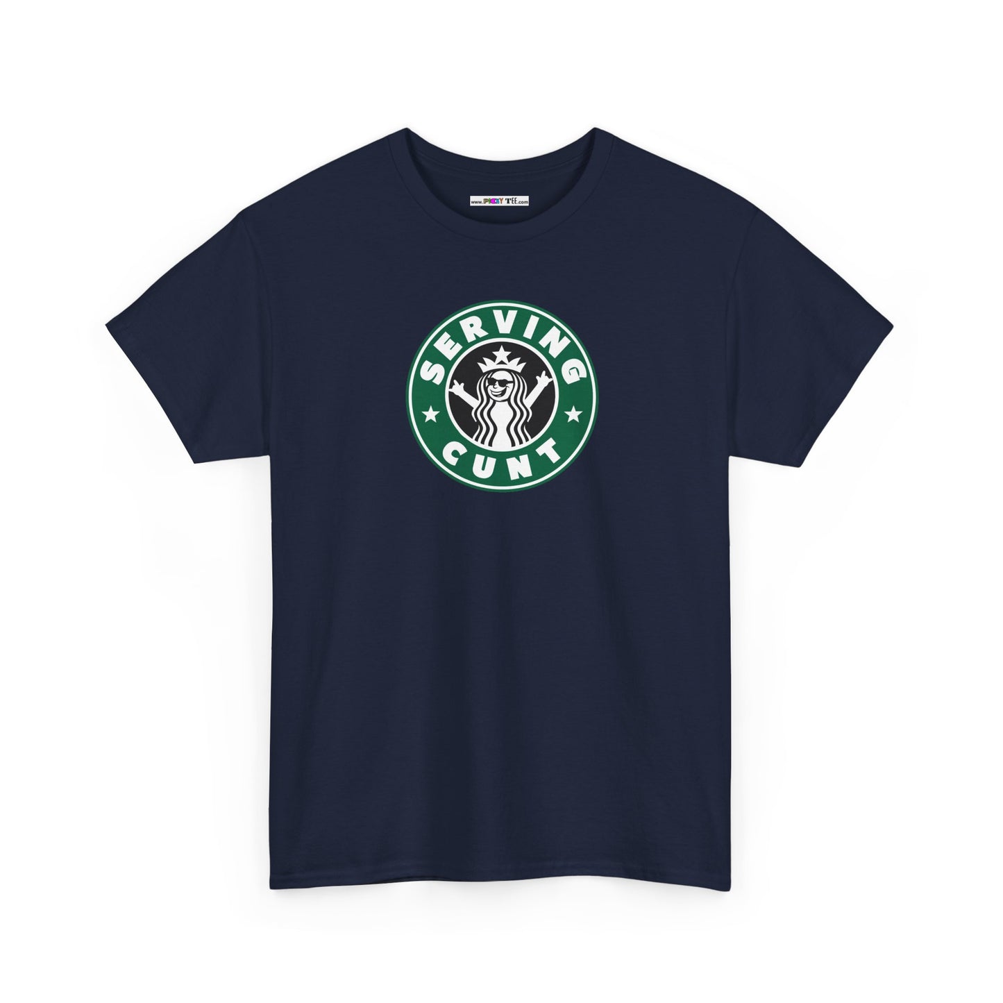 SERVINGCUNT Unisex Heavy Cotton Tee