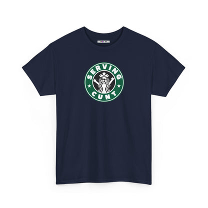 SERVINGCUNT Unisex Heavy Cotton Tee