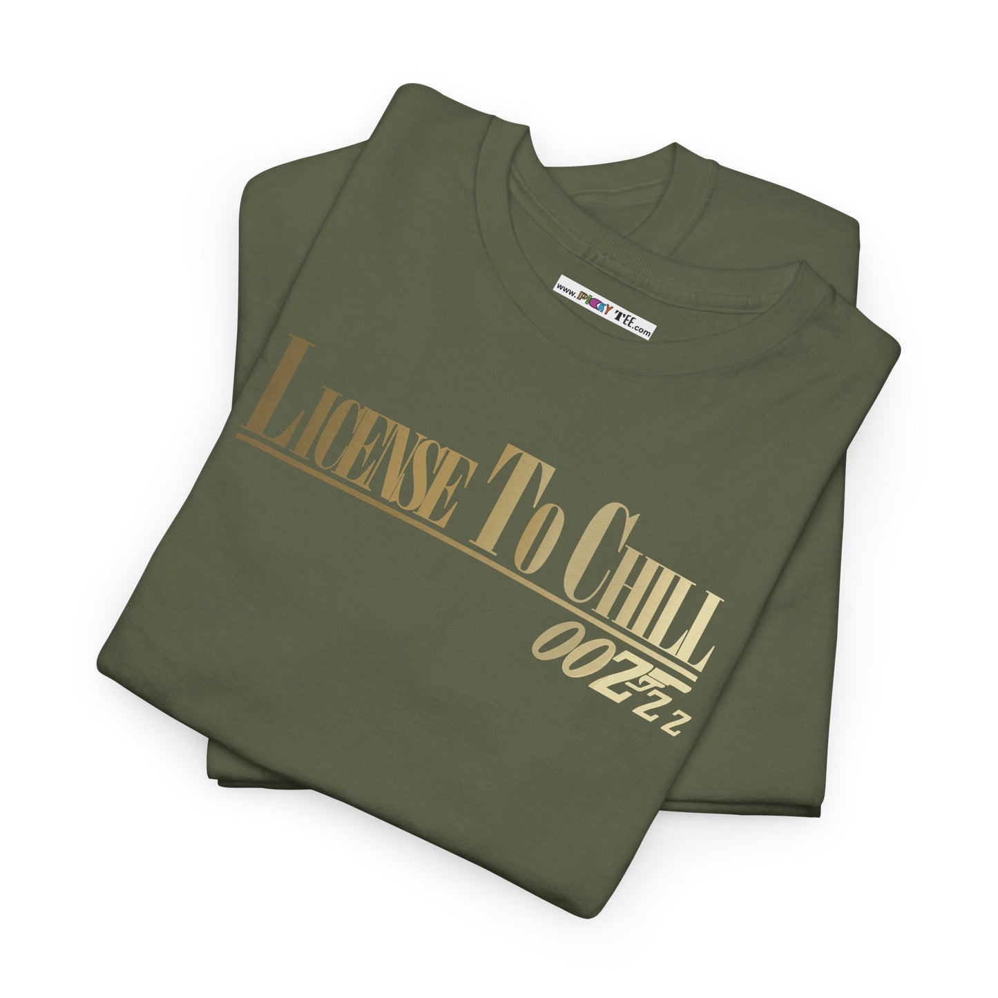 LICENSE TO CHILL 00Zzz Unisex Heavy Cotton Tee