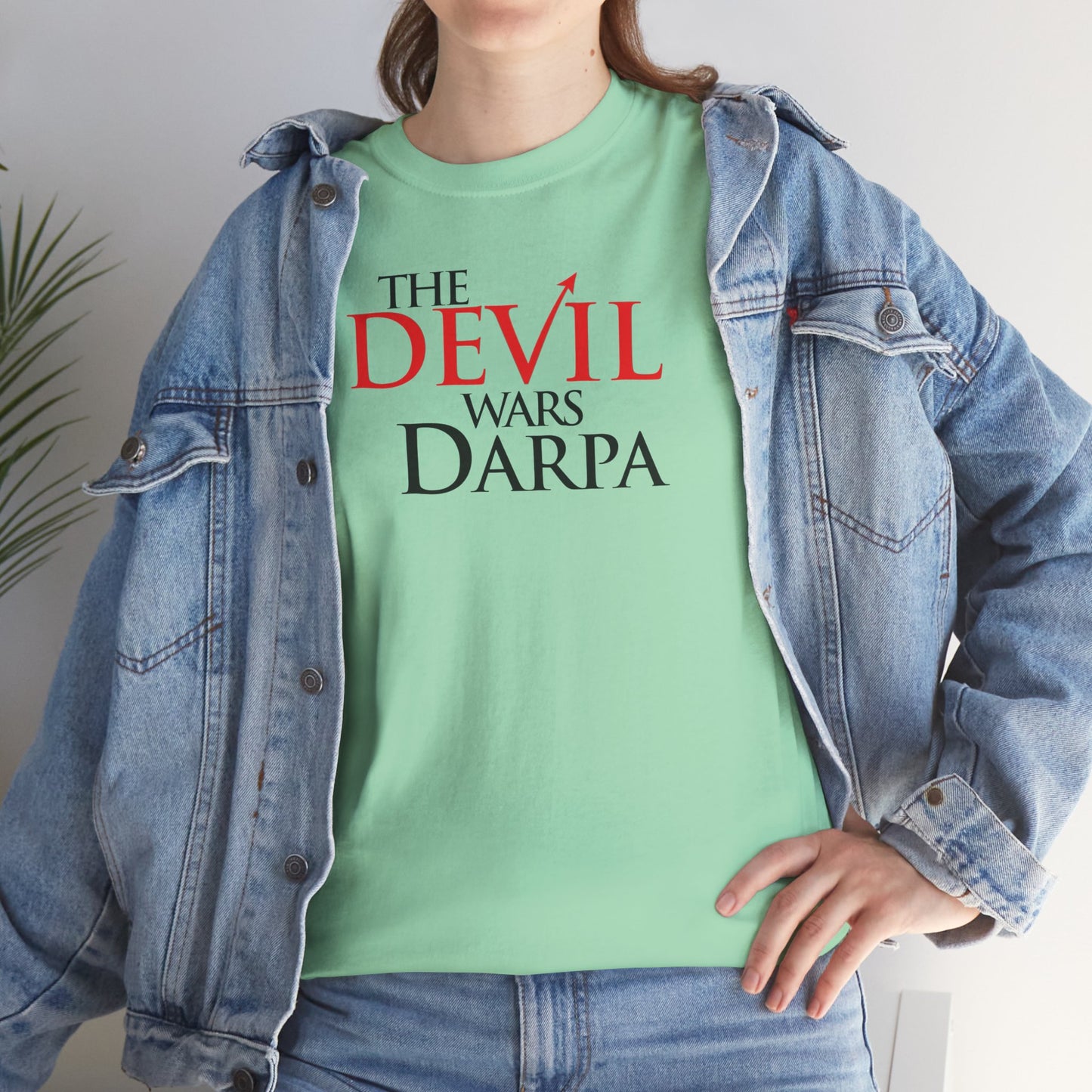 THE DEVIL WARS DARPA Unisex Heavy Cotton Tee