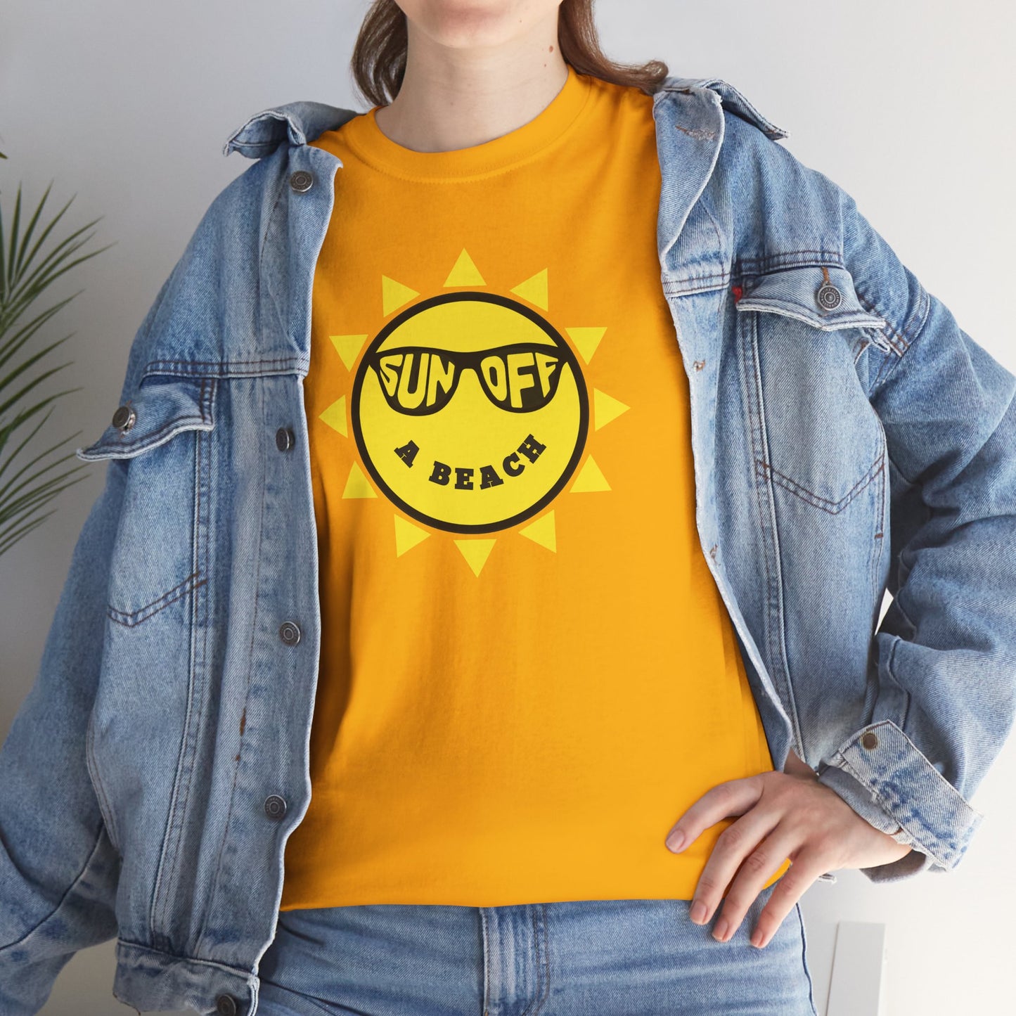 SUN OFF A BEACH Unisex Heavy Cotton Tee
