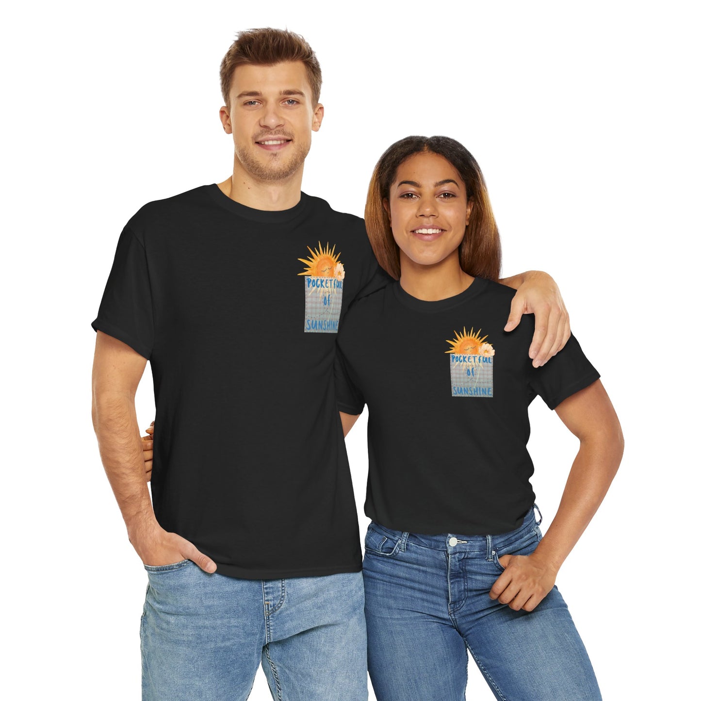 POCKETFUL OF SUNSHINE Unisex Heavy Cotton Tee