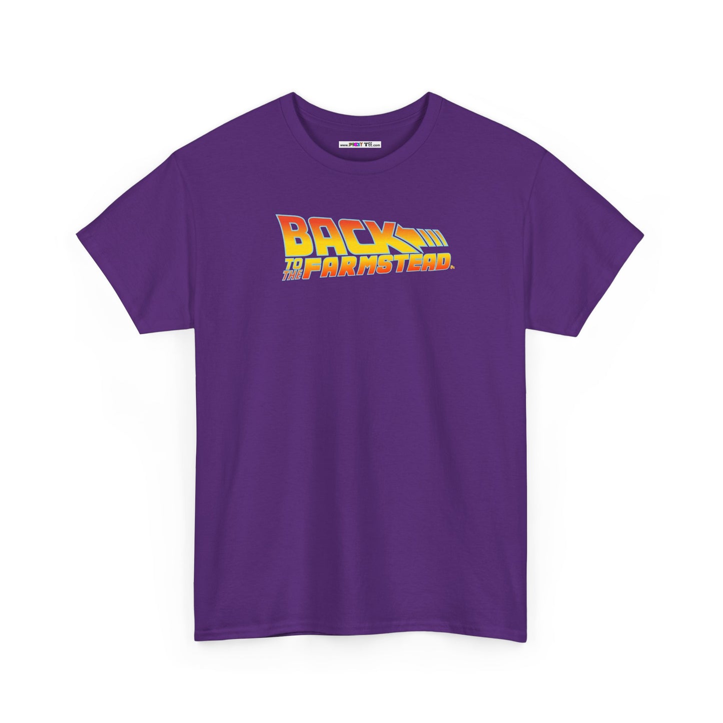 BACK TO THE FARMSTEAD Unisex Heavy Cotton Tee