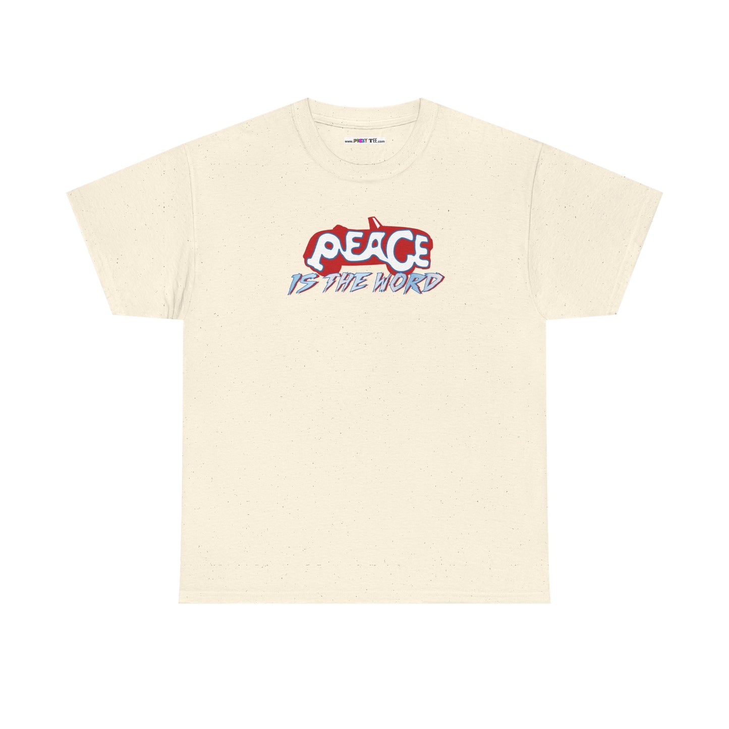 PEACE IS THE WORD Unisex Heavy Cotton Tee