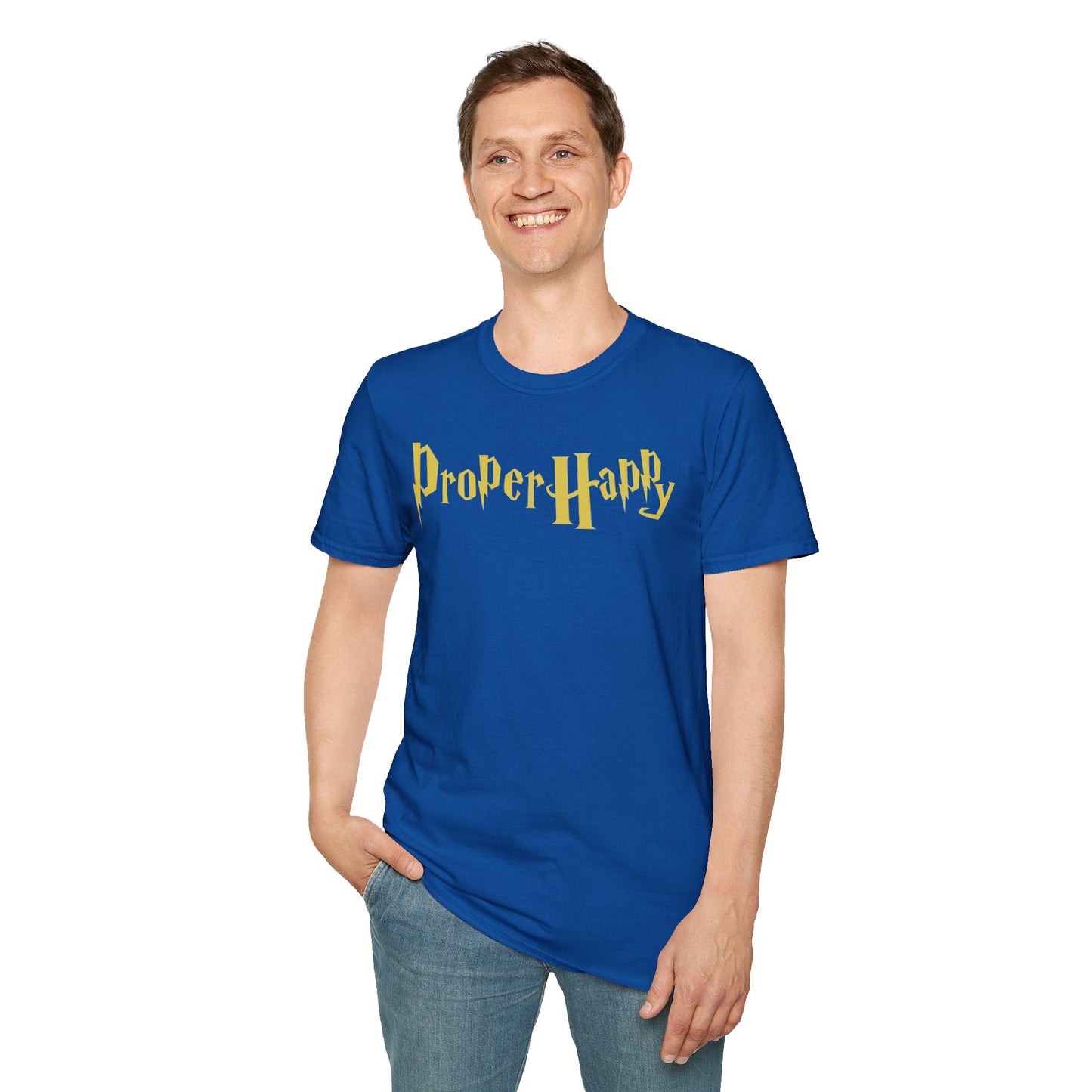 Proper Happy Unisex Softstyle 100% Cotton T-Shirt