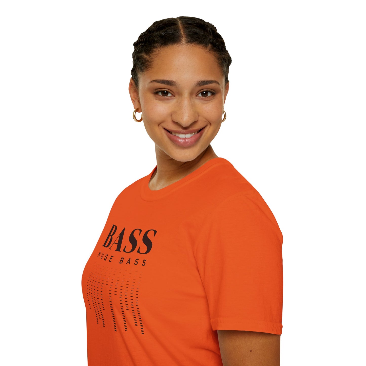 BASS HUGE BASS Unisex Softstyle 100% Cotton T-Shirt