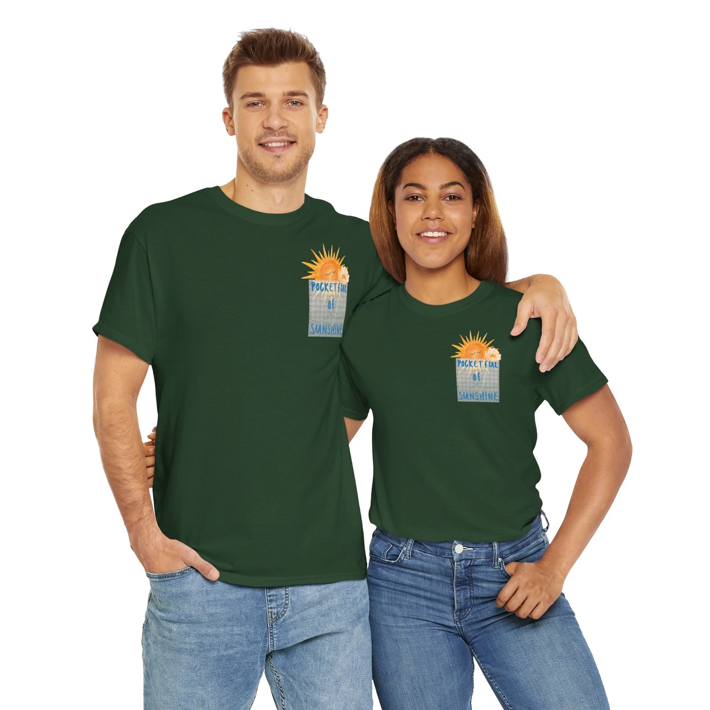 POCKETFUL OF SUNSHINE Unisex Heavy Cotton Tee