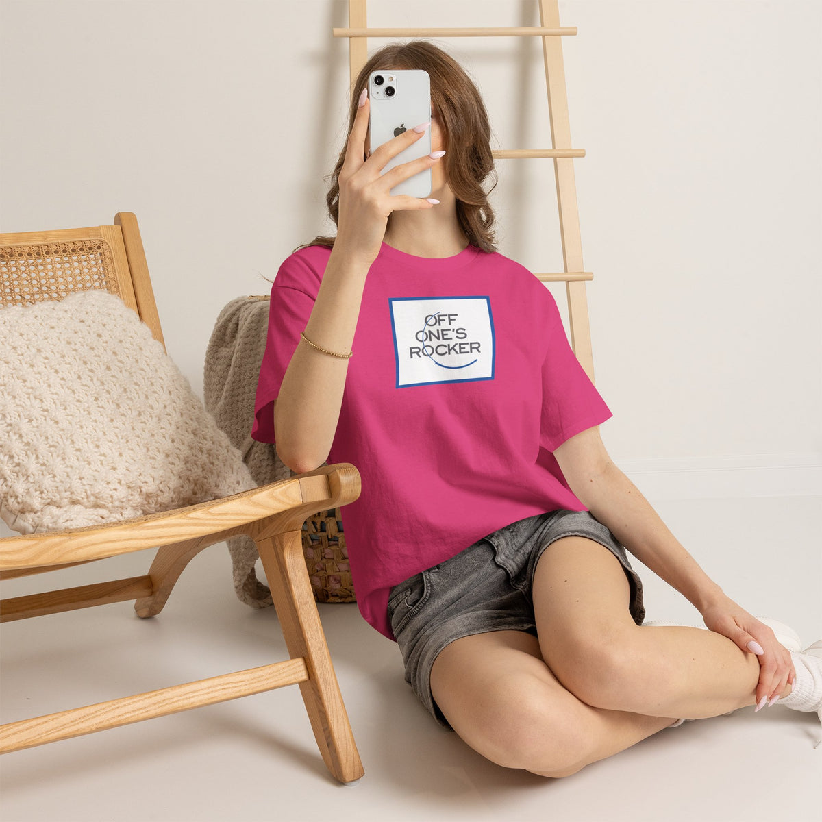 OFF ONE'S ROCKER Unisex Heavy Cotton Tee
