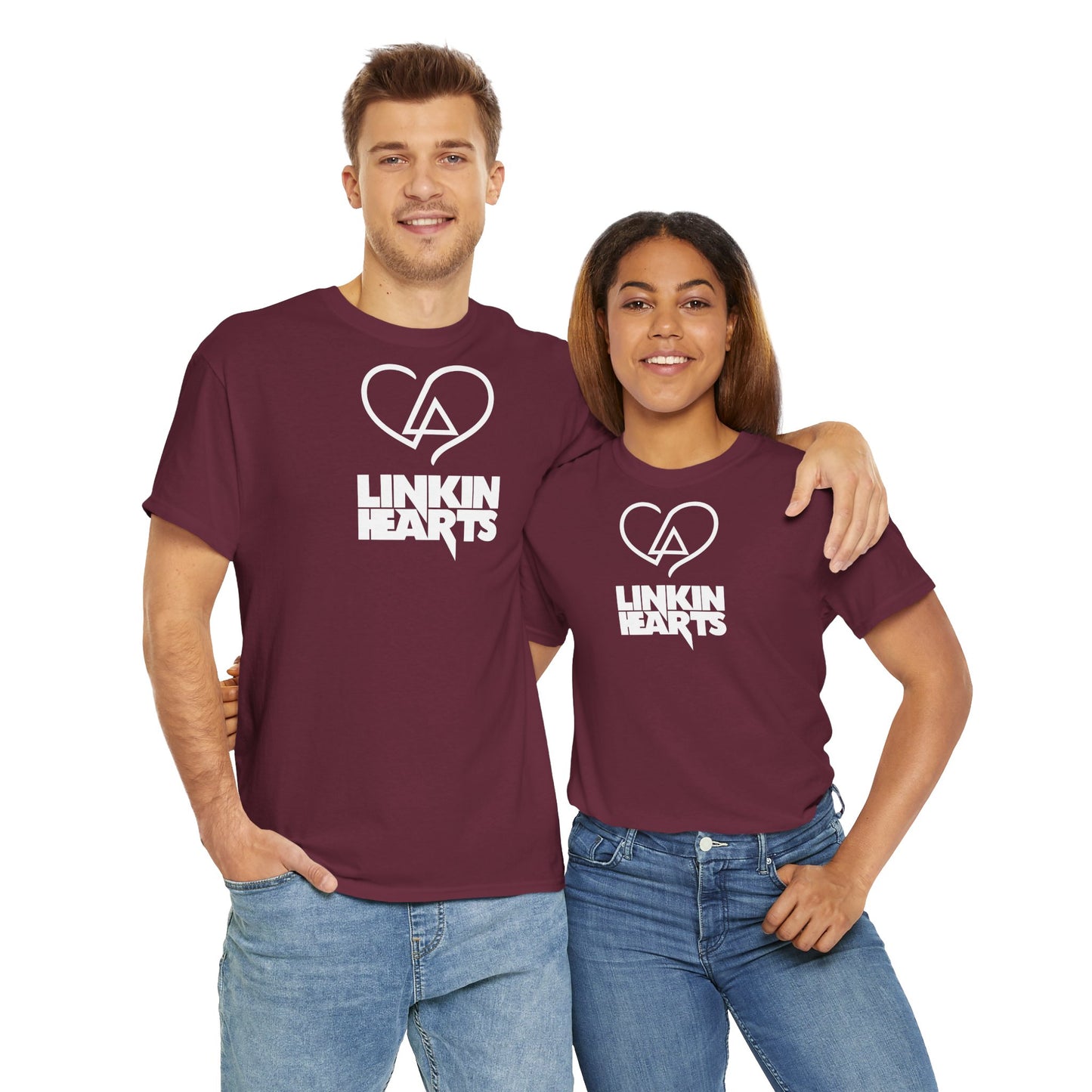 LINKIN HEARTS Unisex Heavy Cotton Tee