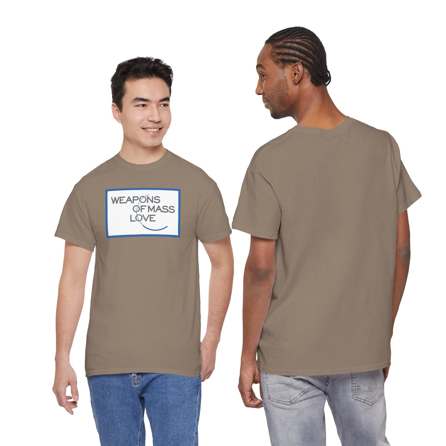 WEAPONS OF MASS LOVE Unisex Heavy Cotton Tee