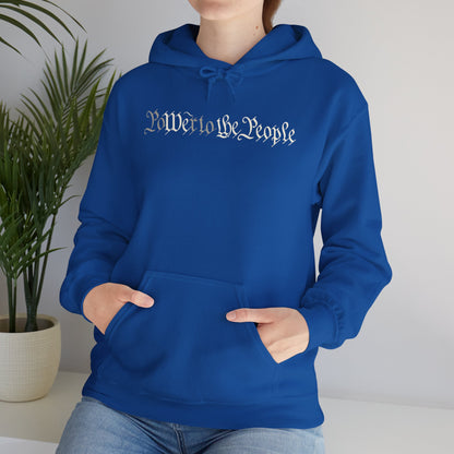 poWEr to THE PEOPLE Unisex Heavy Blend™ Hooded Sweatshirt