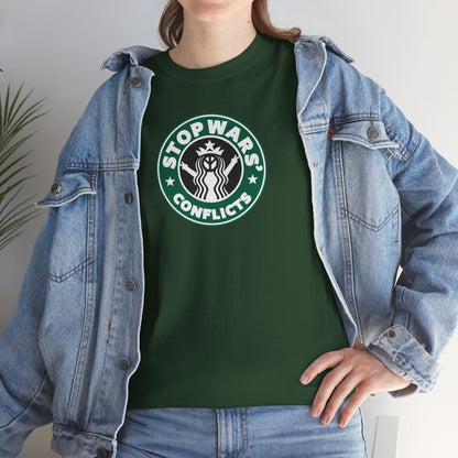 STOP WARS' CONFLICTS Unisex Heavy Cotton Tee