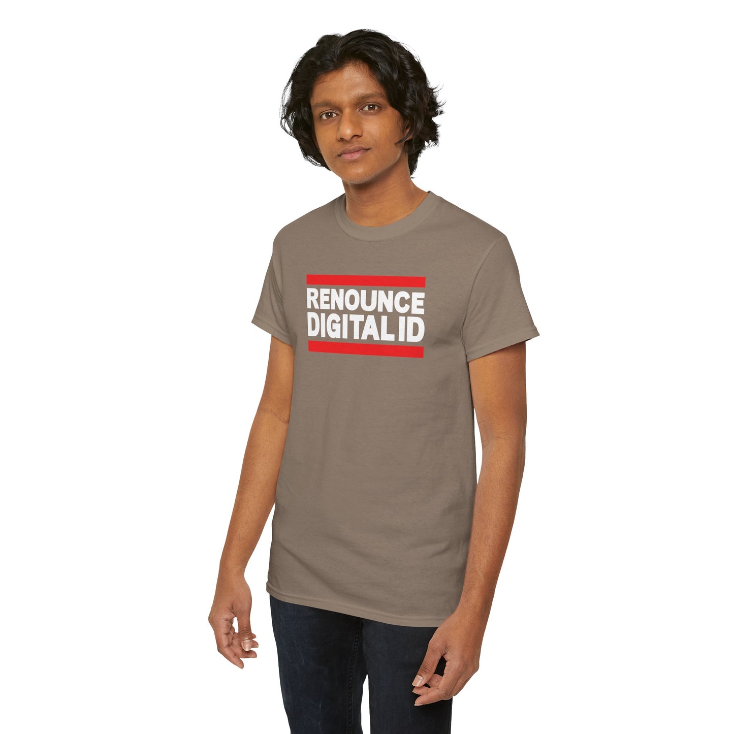 RENOUNCE DIGITAL ID Unisex Heavy Cotton Tee