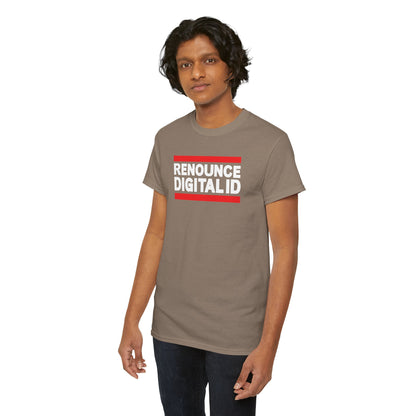 RENOUNCE DIGITAL ID Unisex Heavy Cotton Tee