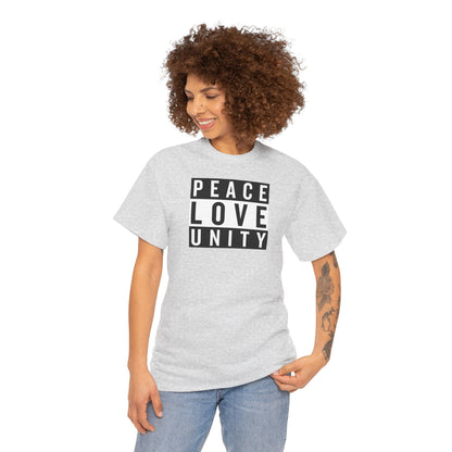 PEACELOVEUNITY Unisex Heavy Cotton Tee