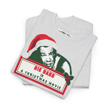 DIE HARD IS A CHRISTMAS MOVIE Unisex Heavy Cotton Tee