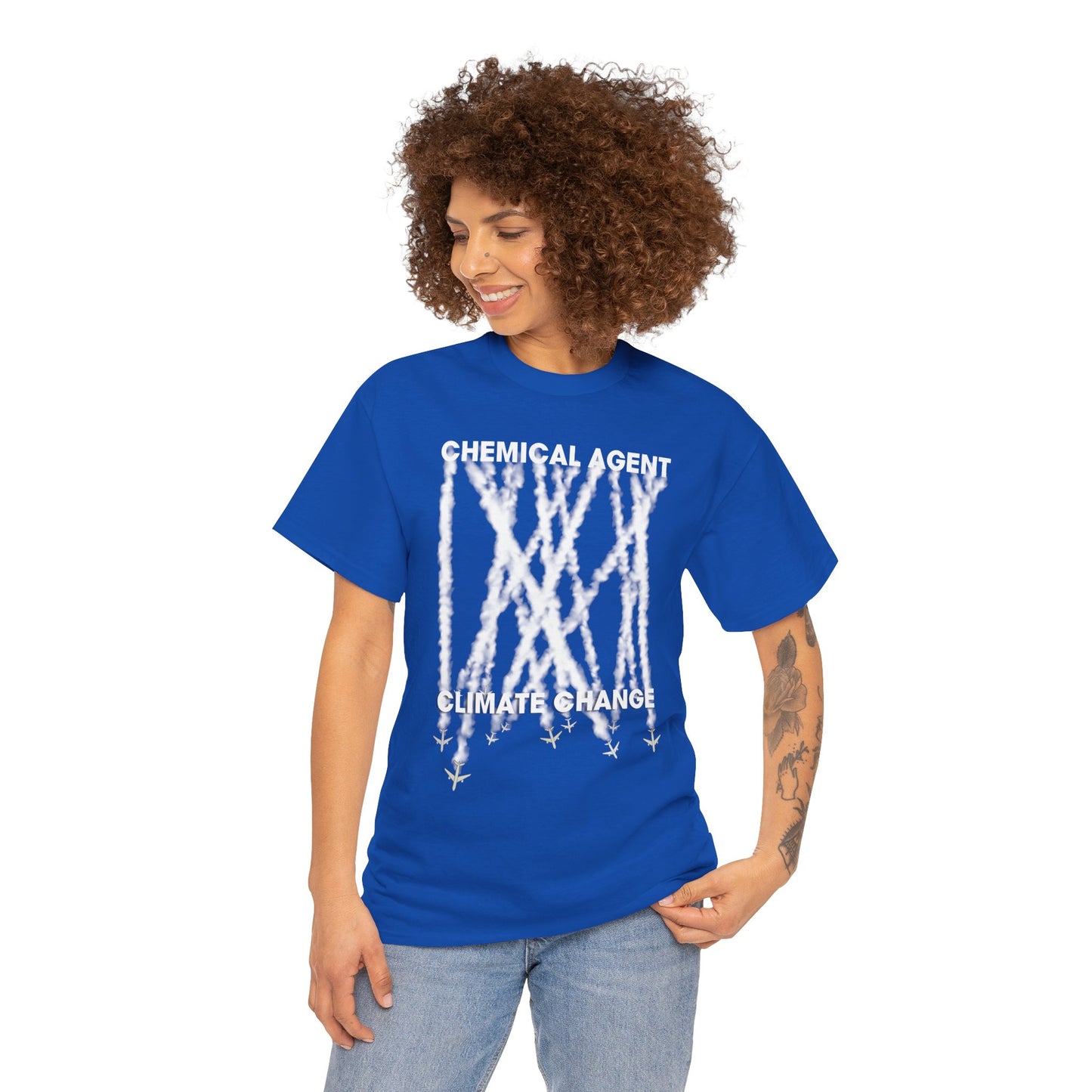 CHEMICAL AGENT/CLIMATE CHANGE Unisex Heavy Cotton Tee