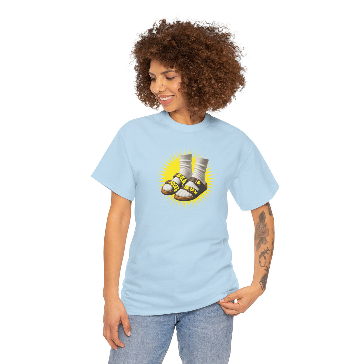 SEA SOCKS & SUN Unisex Heavy Cotton Tee