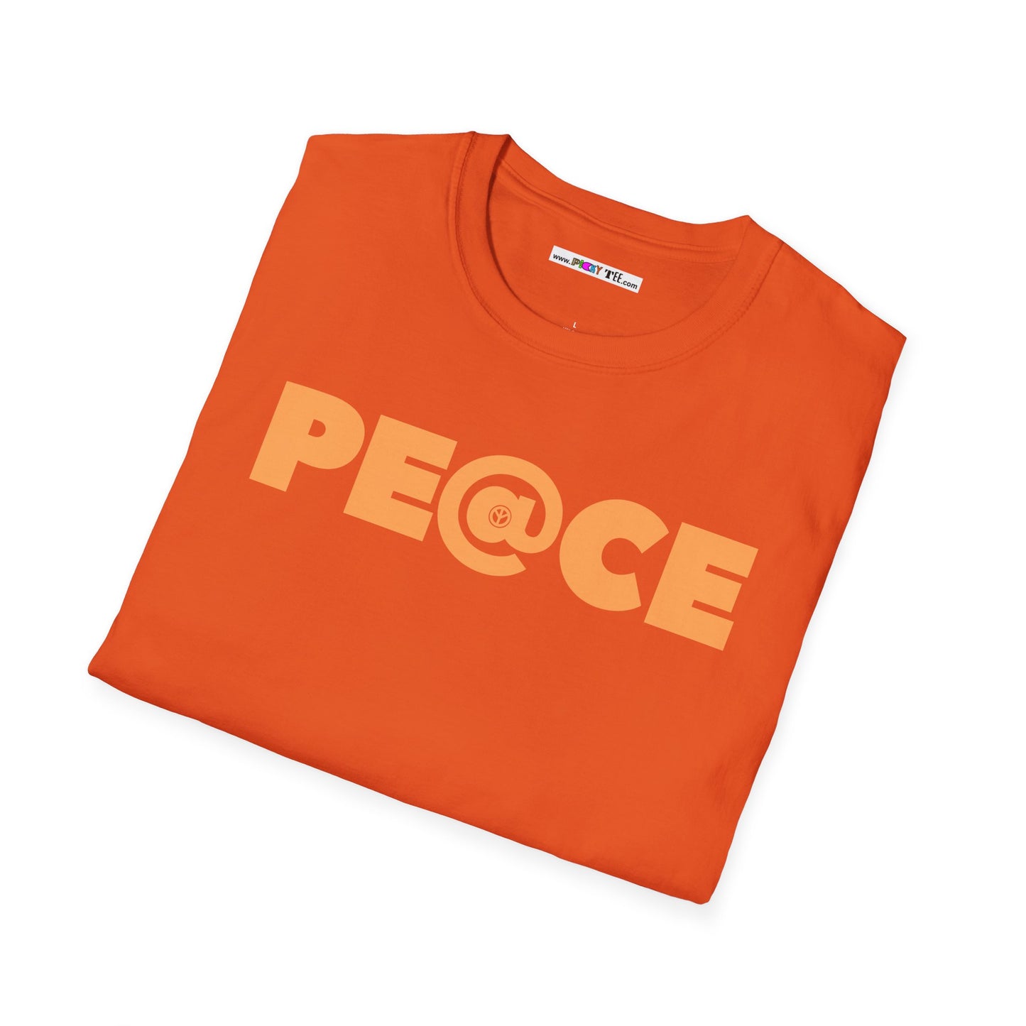 AT PEACE Unisex Softstyle 100% Cotton T-Shirt