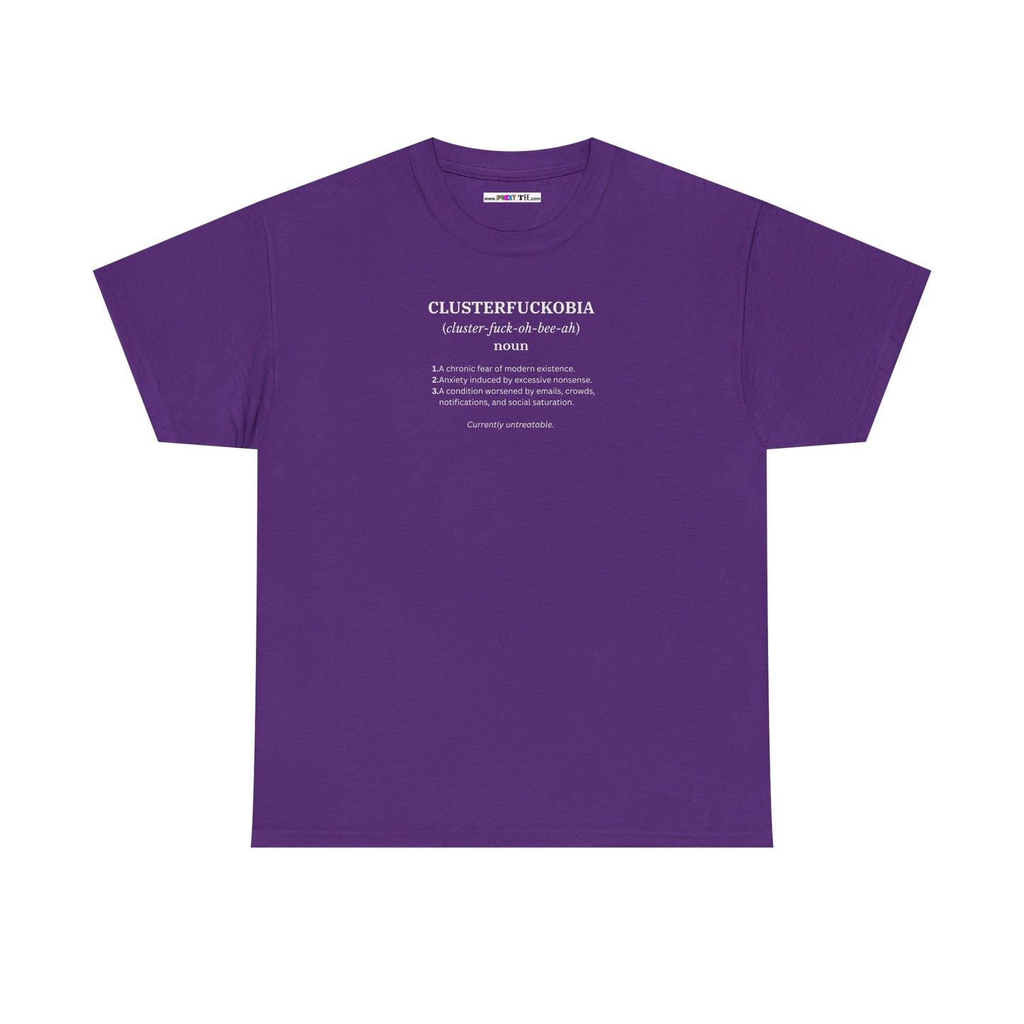CLUSTERFUCKOBIA Unisex Heavy Cotton Tee