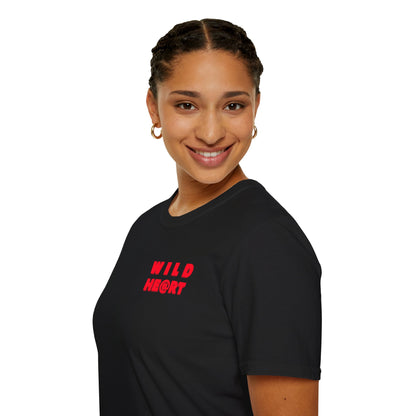 WILD AT HEART Unisex Softstyle 100% Cotton T-Shirt