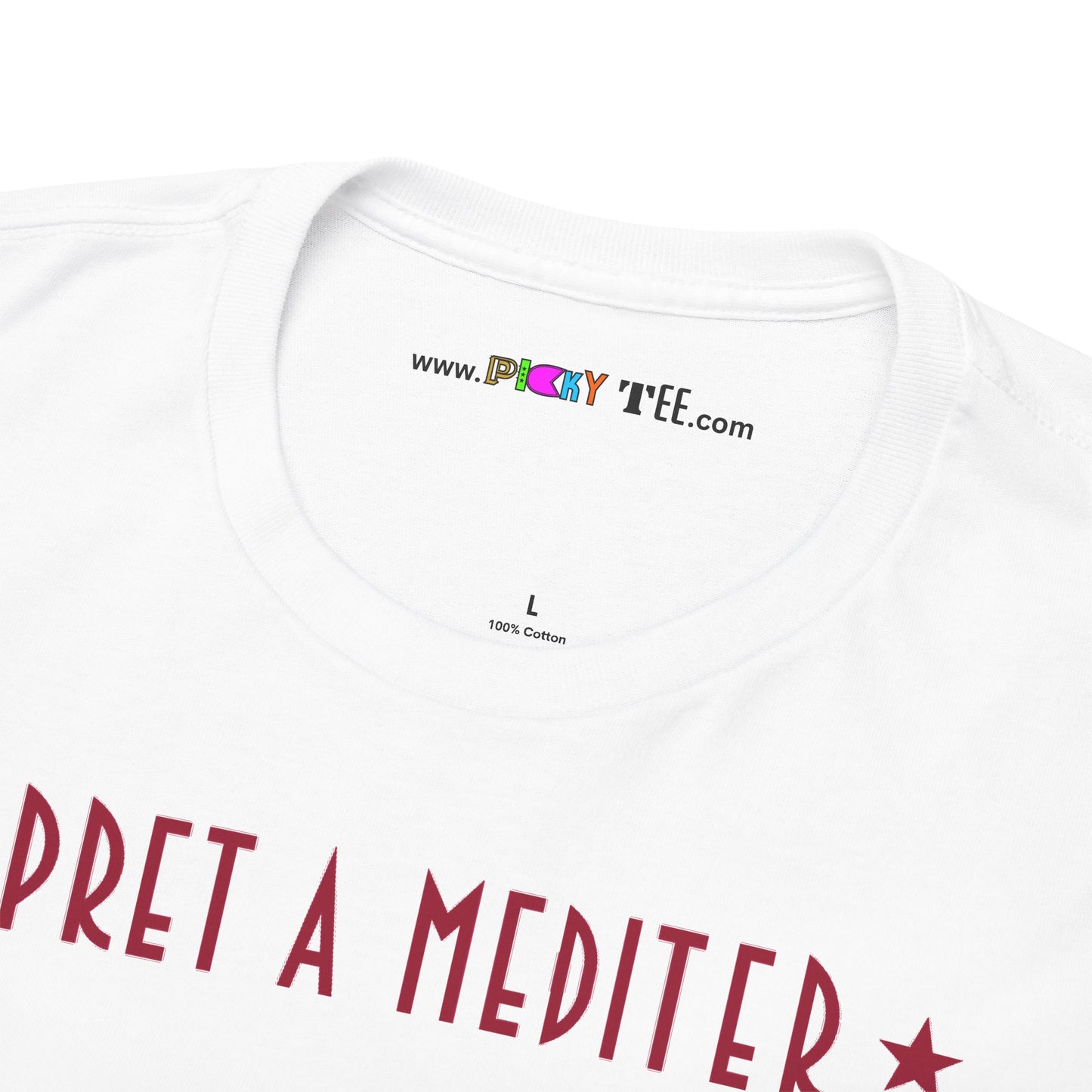 * PRET A MEDITER * Unisex Heavy Cotton Tee