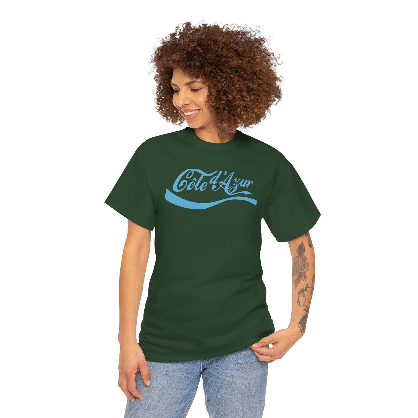 Côte d'Azur Unisex Heavy Cotton Tee