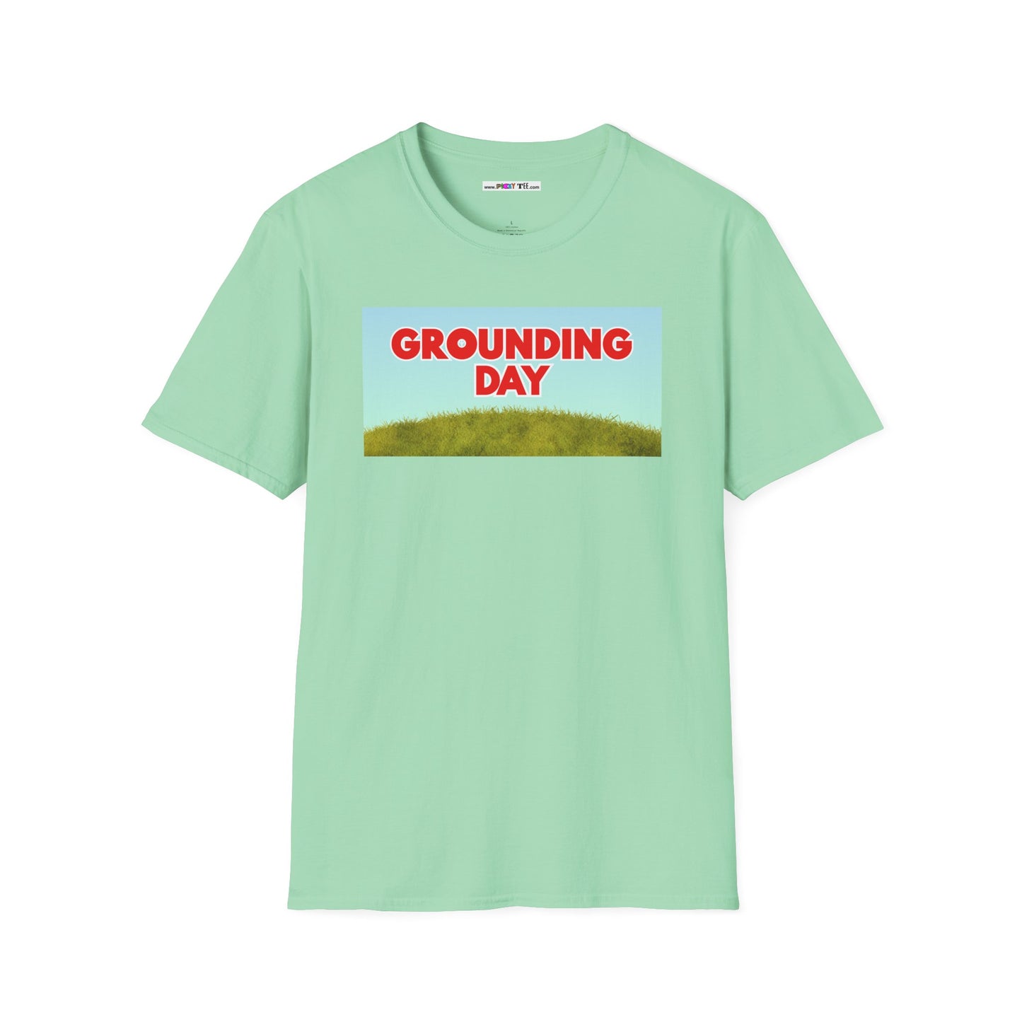 GROUNDING DAY Unisex Softstyle 100% Cotton T-Shirt