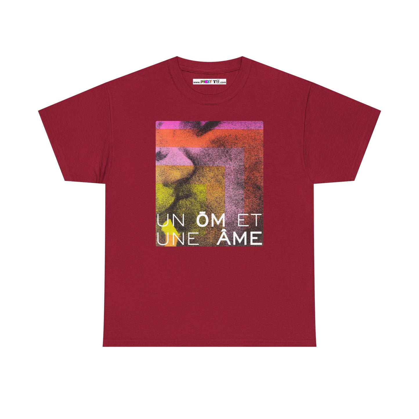UN ŌM ET UNE ÂME Unisex Heavy Cotton Tee