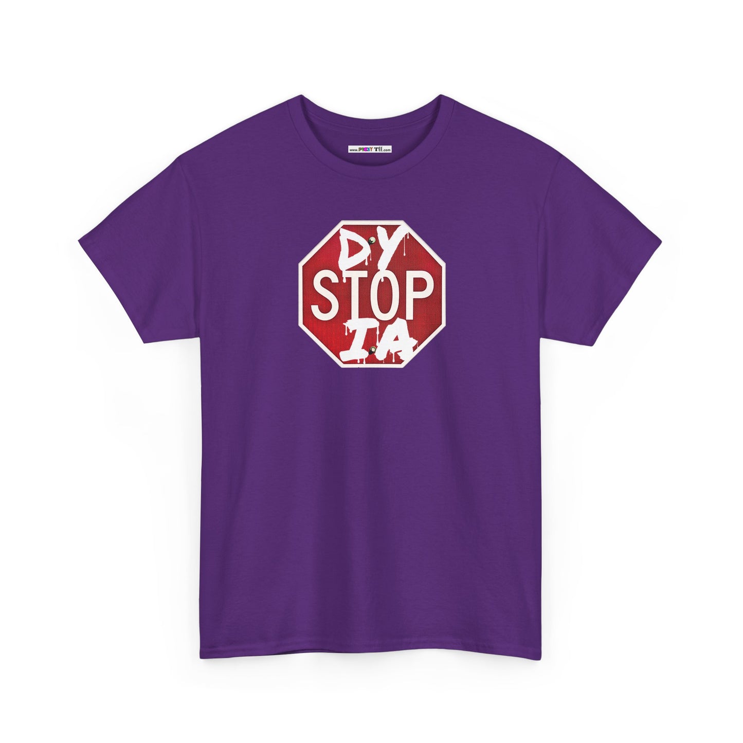 STOP DYSTOPIA Unisex Heavy Cotton Tee