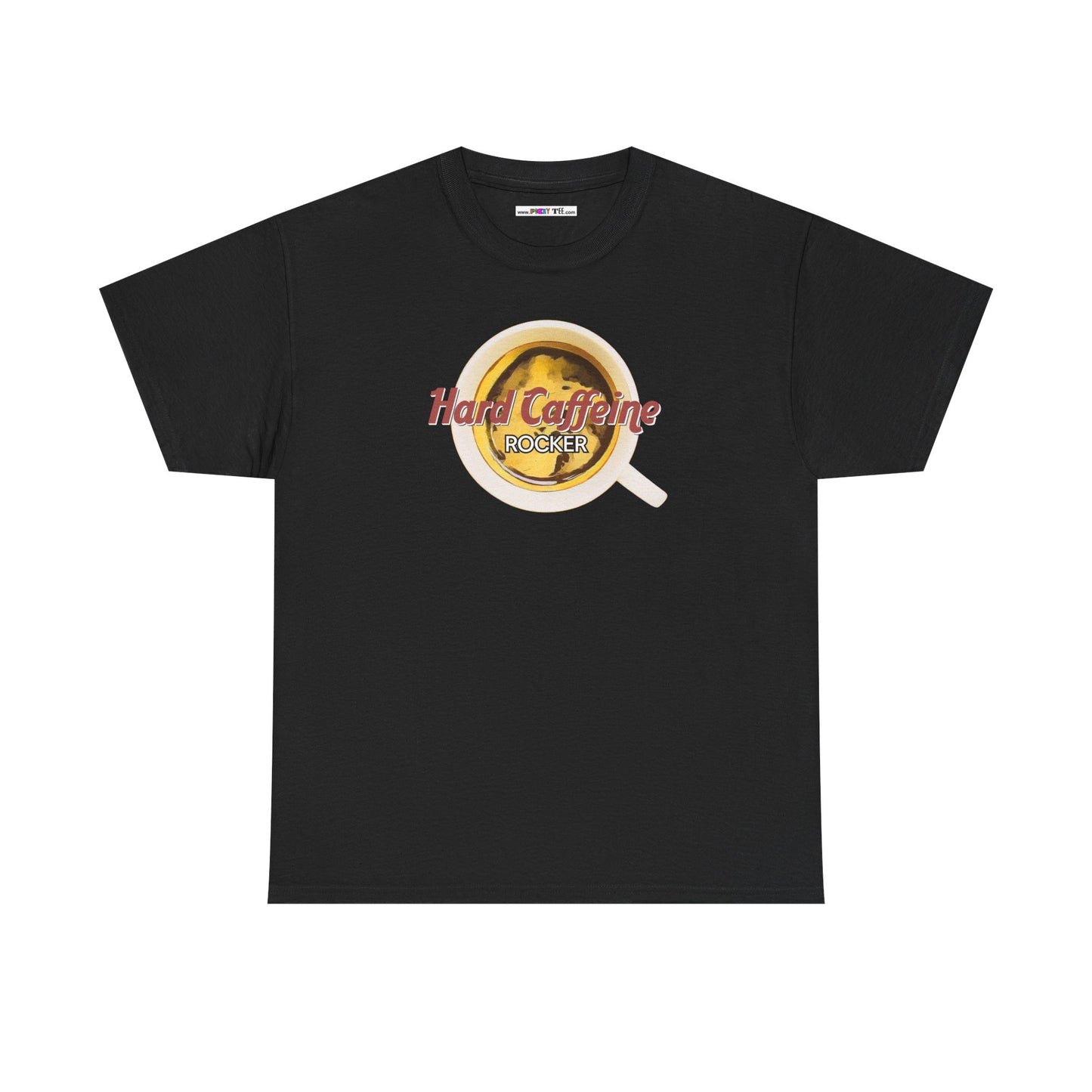 Hard Caffeine ROCKER Unisex Heavy Cotton Tee