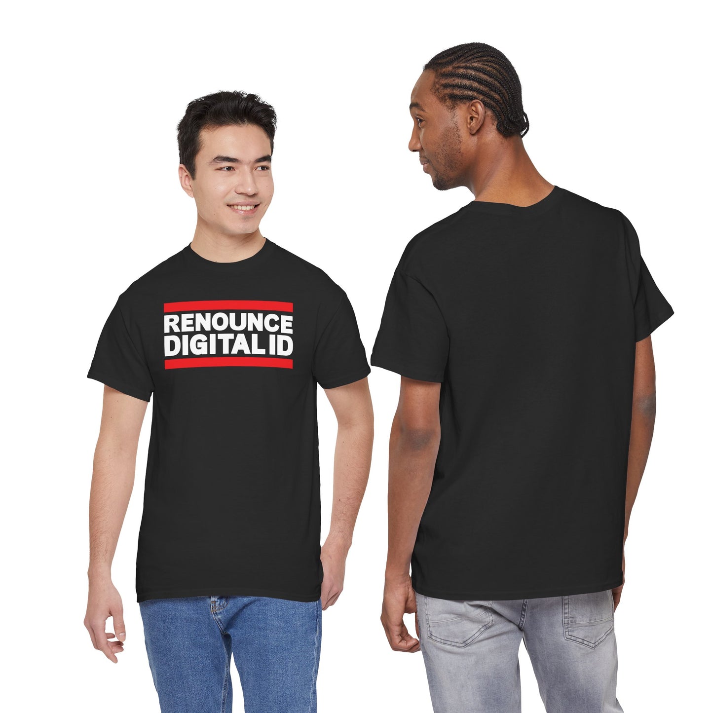 RENOUNCE DIGITAL ID Unisex Heavy Cotton Tee