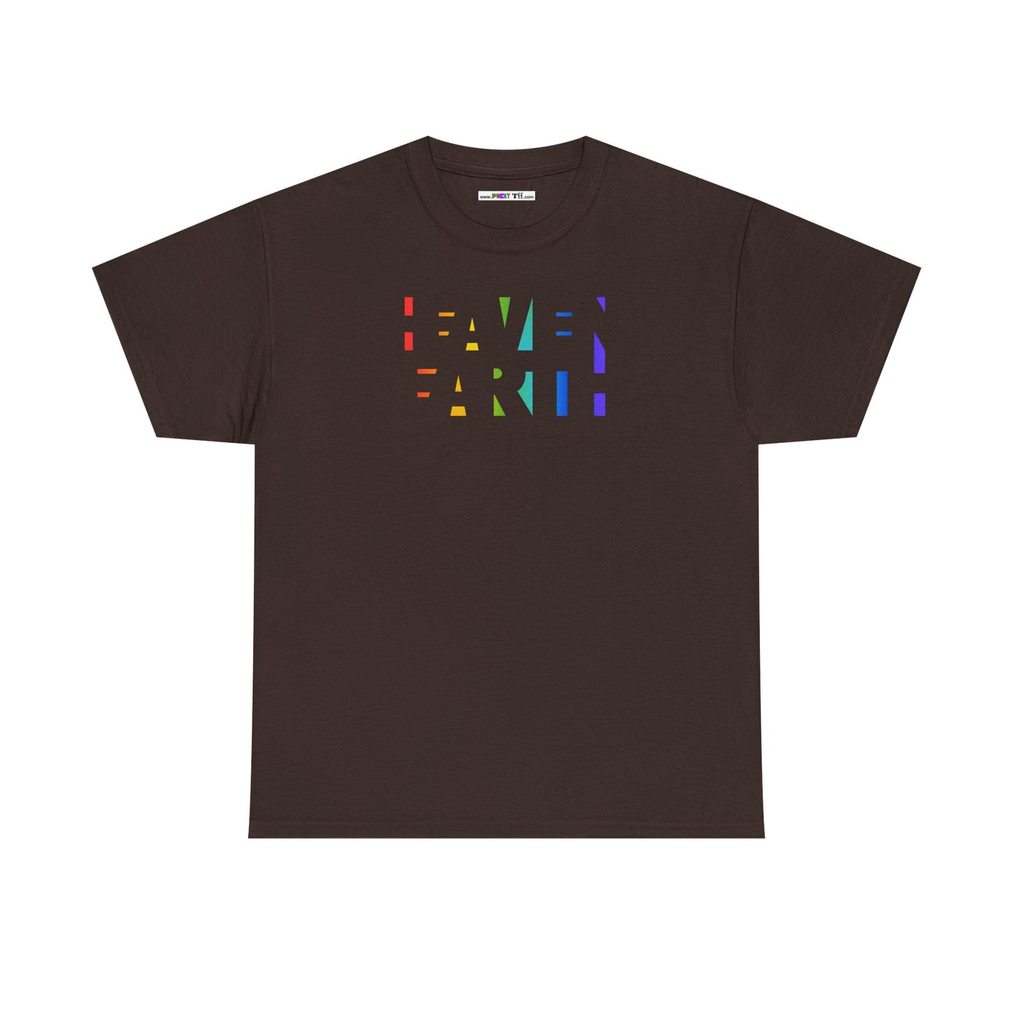 HEAVEN ON EARTH Unisex Heavy Cotton Tee — here now.