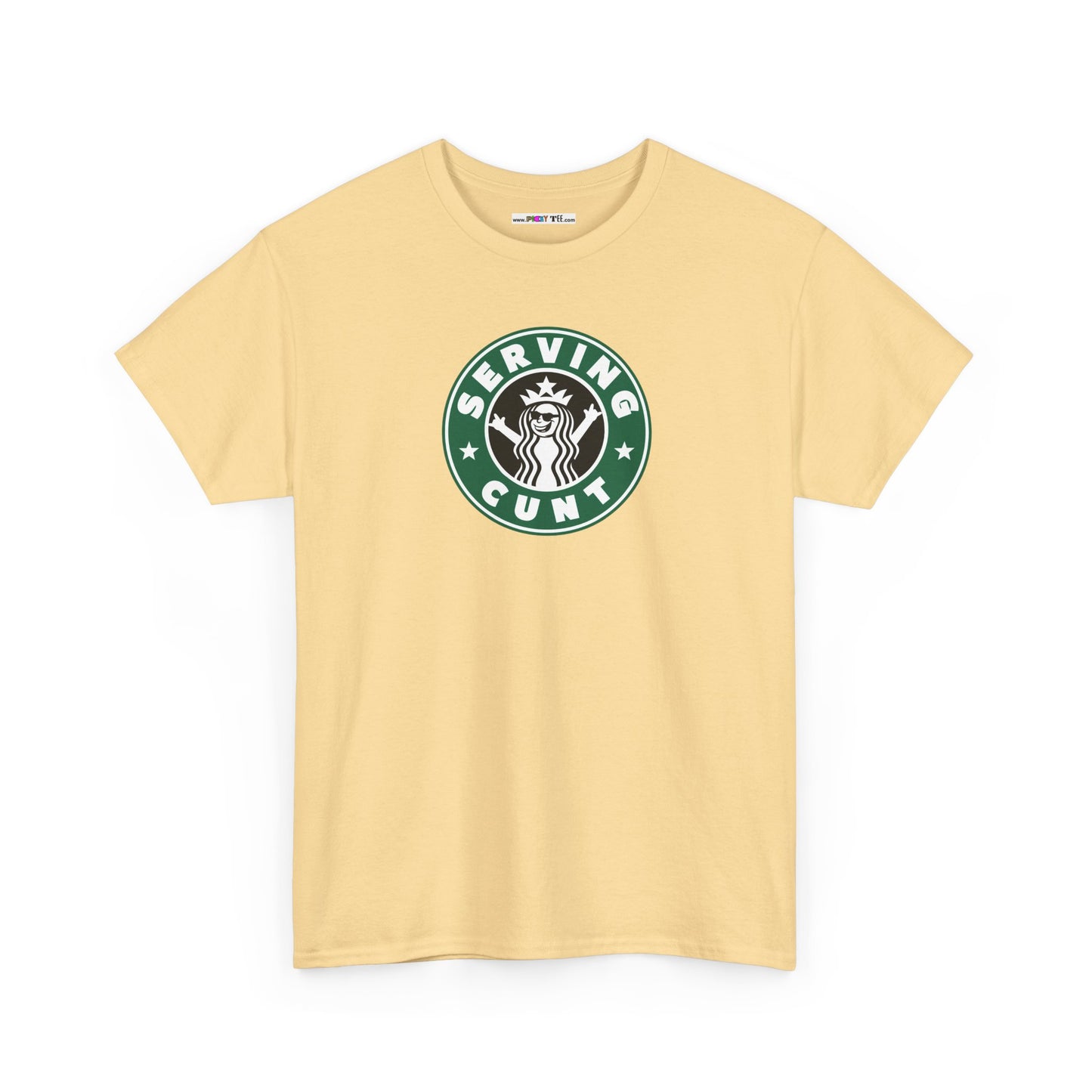 SERVINGCUNT Unisex Heavy Cotton Tee