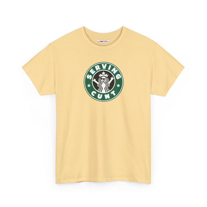 SERVINGCUNT Unisex Heavy Cotton Tee