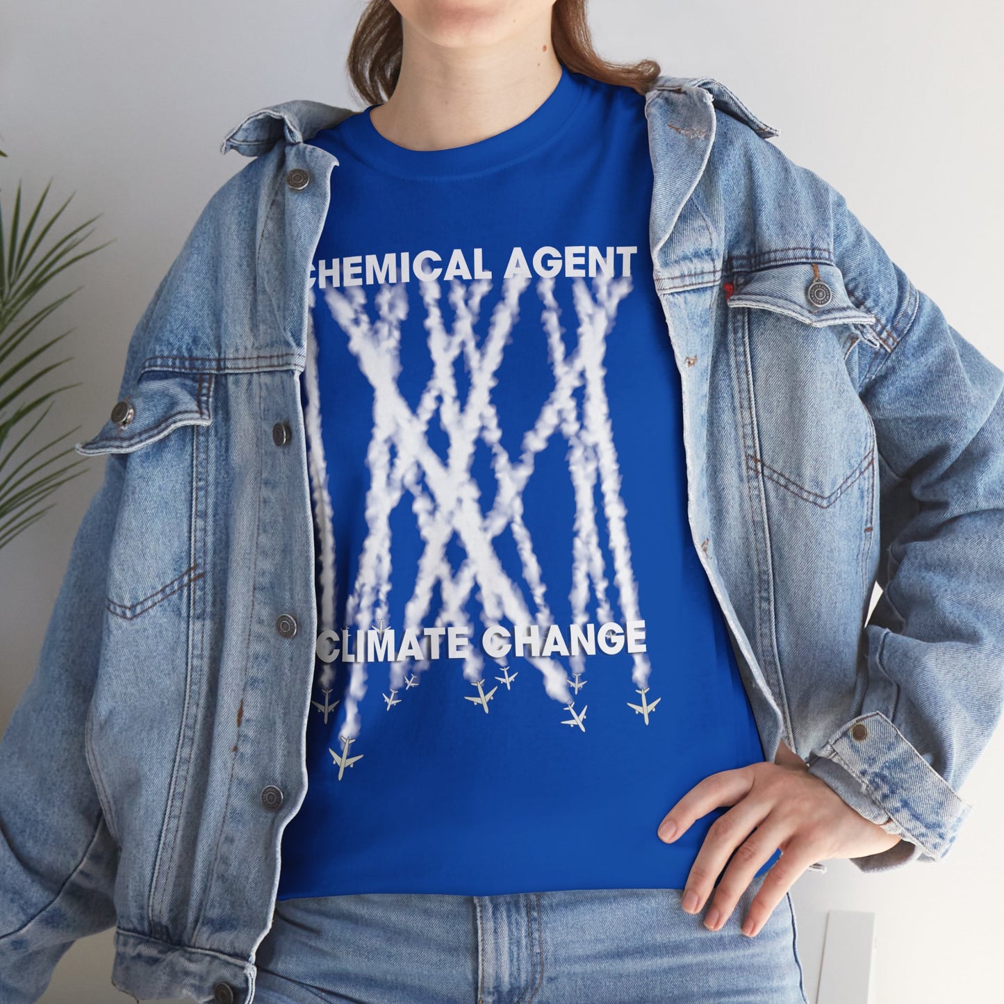 CHEMICAL AGENT/CLIMATE CHANGE Unisex Heavy Cotton Tee
