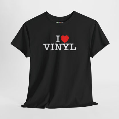 I ❤️ VINYL Unisex Heavy Cotton Tee