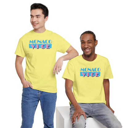 MONACO VICE Unisex Heavy Cotton Tee