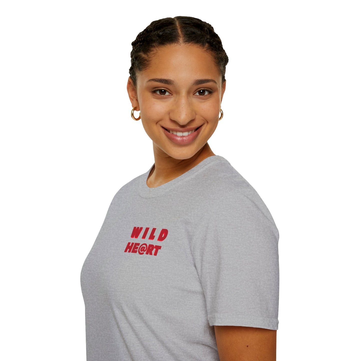 WILD AT HEART Unisex Softstyle 100% Cotton T-Shirt