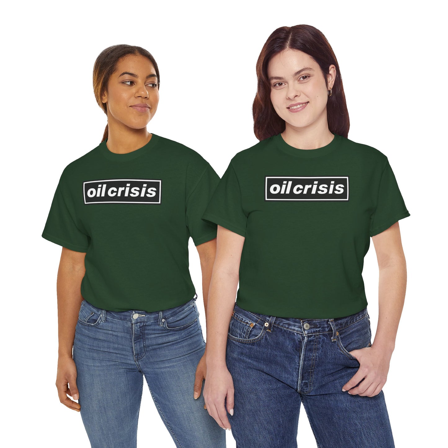 oil crisis/Foil THE crisis Unisex Heavy Cotton Tee