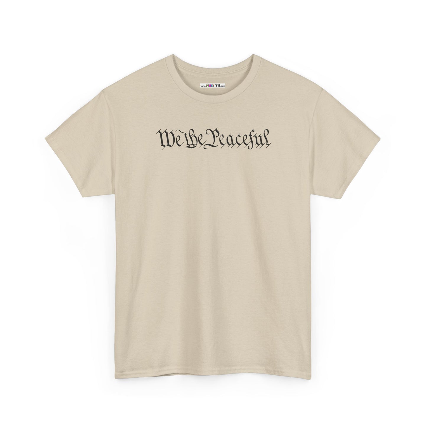 WE THE PEACEFUL Unisex Heavy Cotton Tee