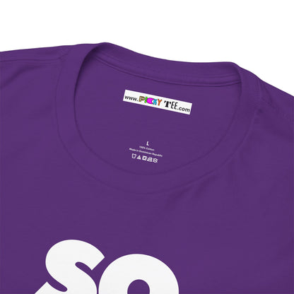 SO OVER IT Unisex Heavy Cotton Tee