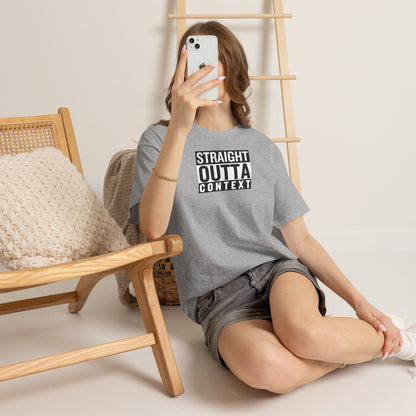 STRAIGHT OUTTA CONTEXT Unisex Heavy Cotton Tee